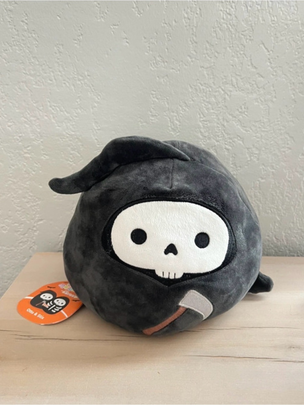 Squishmallows Otto the Grim Reaper & Stix the Skeleton Flip-a-Mallows